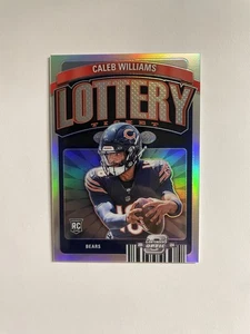 BOLETO DE LOTERÍA ÓPTICA CALEB WILLIAMS 2024 CONTENDERS NOVATO PLATEADO RC - Imagen 1 de 2
