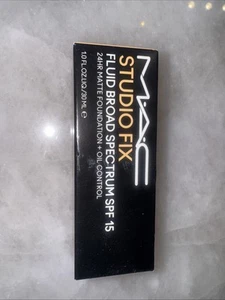 MAC Studio Fix Fluid Broad Spectrum SPF15 24HR Matte Foundation+oil Control NC16 - Picture 1 of 6