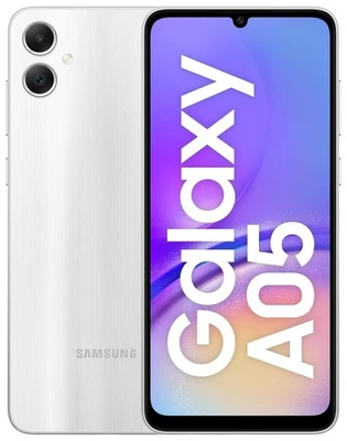 Samsung Galaxy A05 Silver (RAM 4GB, 64GB) 6.7" 50MP Dual-Sim Versione Globale - Immagine 1 di 4