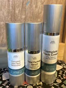 Sun Coast Sciences TOTAL PACKAGE SERUM & NECK CREAM & Dark Spot Diminsher SEALED - Picture 1 of 5