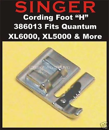 SINGER Cording Foot #386013 Fits All Quantum XL Models - Image 1 of 1