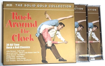 Rock Around The Clock 36 All Time Rock N Roll Classics 2x CD Billy Lee Riley - Image 1 of 4