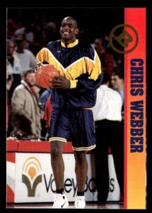 Tarjeta de novato de Chris Webber 1993 de Ballstreet News # Michigan Wolverines - Imagen 1 de 2