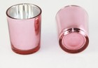 10 Rose Gold Glass Tealight Votive Candle Holder Wedding Party Table Event Decor