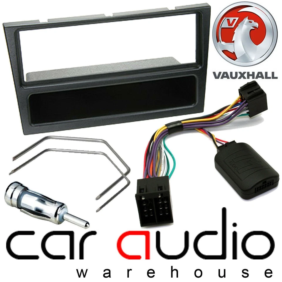 Vauxhall Corsa 2000-2004 Steering Wheel Interface & Car Stereo Fitting Kit BLACK - Image 1 of 1