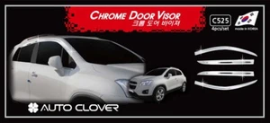 Autoclover Chrome weather shields 4p for 2013 ~ 2017 Holden Trax - Picture 1 of 12