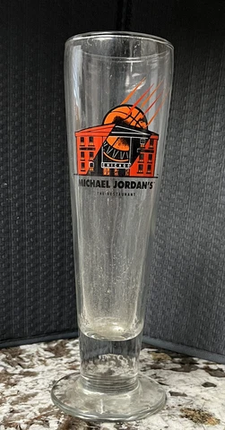 Vintage Michael Jordan’s “The Restaurant” Pilsner Glass From Chicago 1994 Cover
