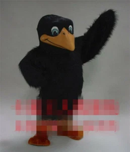 Halloween Crow Mascot Costume Cosplay Party Dress Outfit Clothing Carnival Adult - Picture 1 of 1