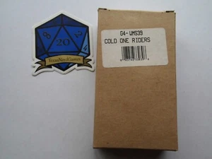 x2 Lizardmen Cold One Riders WMS39 Warmaster Games Workshop New Sealed Blister - Picture 1 of 3