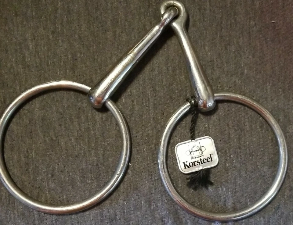 NEW NWT 5" Equestrian Horse Riding Bridle  Korsteel Steel Bit Highest Quality - Image 1 of 4