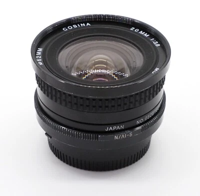 Cosina MC 20mm F3,8 Macro gran angular para Nikon N/AIS - Imagen 1 de 3
