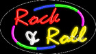 NEW “ROCK & ROLL" 30x17 OVAL BORDER REAL NEON SIGN w/CUSTOM OPTIONS 14558