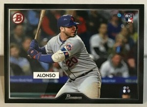 Pete Alonso 2019 Topps On Demand Inspired By '55 Bowman RC #18 - SP /2500 - METS