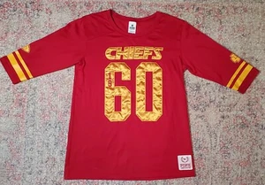 Victoria's Secret Pink NFL Kansas City CHIEFS Red Jersey-Women's S-Minor Flaws - Picture 1 of 16