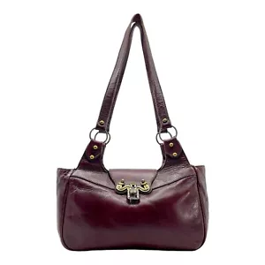 Bolso de Hombro de Colección Años 60 70 ETIENNE AIGNER Hecho a Mano de Cuero OXBLOOD - Imagen 1 de 16