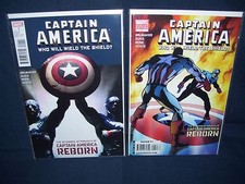 Captain America Who Will Wield the Shield Both Covers NM with Bag and Board