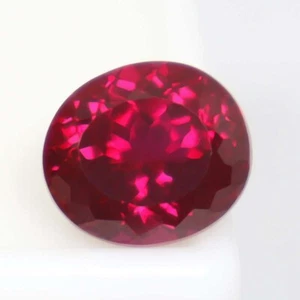 Untreated 7.15 Ct Natural Mozambique Red Ruby Oval Gemstone GIE Certified 1101 - Picture 1 of 8