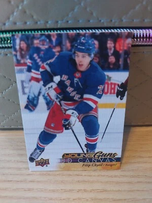 Filip Chytil Young Guns Canvas Rookie Card RC NY Rangers 2017-2018  - Image 1 of 2