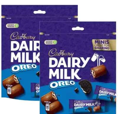 Cadbury Dairy Milk Oreo Chocolate Sharing Pack 159.5g x 2 Pack , Free Shipping - Image 1 of 4