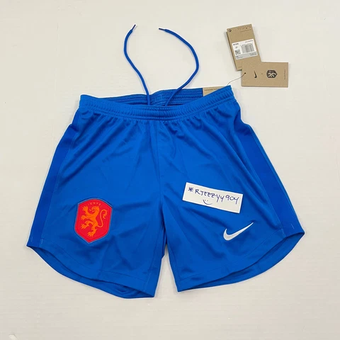 $50 Womens Size XS Nike Netherland 2022 Stadium Soccer Shorts CV5782-427 Blue Cover