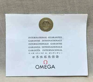 Omega Vintage 1977 Certificate Booklet Speedmaster 321 Constellation GOLD OEM - Bild 1 von 11