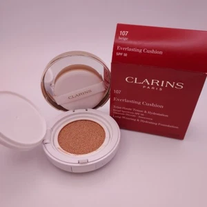 Clarins Everlasting Cushion SPF50 Long Wearing Hydrating Foundation 107 BEIGE - Picture 1 of 8