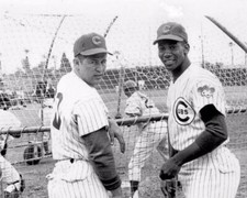 Chicago Cubs Ron Santo Ernie Banks 8x10 Picture Celebrity Print