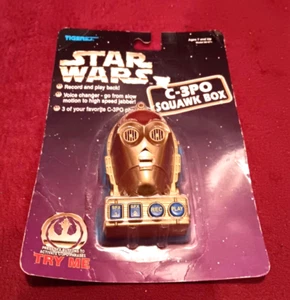 Caja Squawk Vintage Star Wars Tiger Electronics C-3PO Nueva Sellada Leer - Imagen 1 de 8