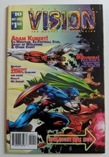 Marvel Vision #10 Fan Magazine Comic News 1996 Adam Kubert X-Men Onslaught Byrne