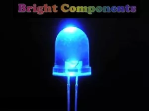 5 x LED Azul 10 mm - Ultra Brillante (9000mcd) - 1a CLASE POST - REINO UNIDO - Imagen 1 de 1
