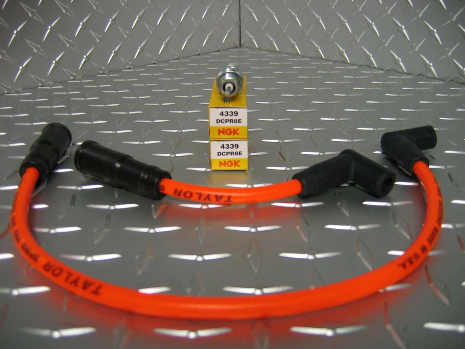 WWWIRONMACHINECOM BUELL 1999-2002 X1 S3 S3T ORANGE SPARK PLUG WIRE IGNITION KIT - Image 1 of 1