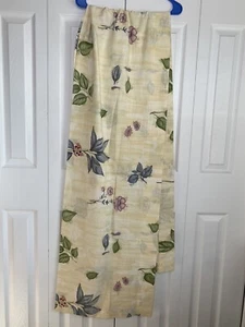 Croscill Valance Set with Matching Bed Skirt Sz Full Yellow Floral Country Core - Picture 1 of 9