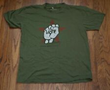Vintage Rage Against The Machine T Shirt, Olive Green Size L
