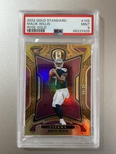Malik Willis  Tennessee Titans  Panini Gold Standard NFL 2022  ROOKIE /25  PSA 9