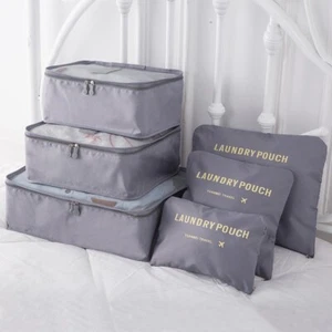 6PCS Travel Storage Bag Set for Clothes Organizer Wardrobe Suitcase Pouch Case - Picture 1 of 17