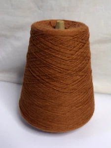 Yarn Cone 10/2 Unmercerized American Maid Yarn, Rust, 1 lb cone - Picture 1 of 4