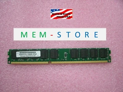 16GB PC3L-12800E VLP ECC UDIMM DDR3 RAM Compatible for Supermicro A1SAM-2750F - Image 1 of 4