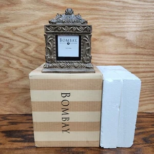 Vintage 1998 The Bombay Company Renaissance Photo Cube Picture Frame Storage Box - Picture 1 of 15