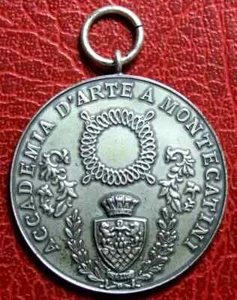 Médaille en argent ACCADEMIA D'ARTE A MONTECATINI - Imagen 1 de 2