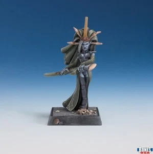 Dark Elf Priestess Reaper Miniatures Bones EE. UU.: Reaper Legends REM30246 D&D - Imagen 1 de 3