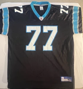 Vintage Reebok NFL-Carolina panthers  Kris Jenkins #77 Jersey   Men’s Size XL - Picture 1 of 10