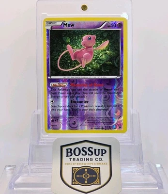 Mew - 29/124 - Pokemon 2016 Fates Collide XY Reverse Holo Rare Card NM - Image 1 of 4