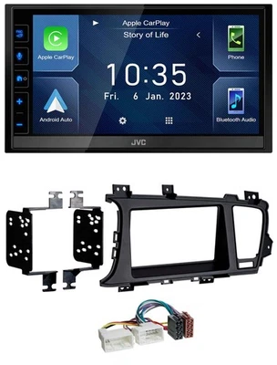 JVC DAB Bluetooth MP3 USB 2DIN Autoradio für Kia Optima (ab 2012) - Bild 1 von 4