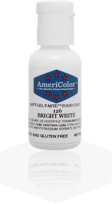 Americolor Soft Gel Paste Food Color, .75-Ounce, Bright White - Image 1 of 4