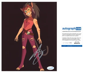 AJ Michalka 'She-Ra And The Princesses Of Power' Signed 8x10 Photo 'Catra' ACOA - Bild 1 von 1
