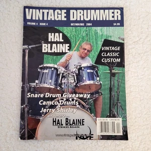 VINTAGE DRUMMER Magazine - Hal Blaine - Jerry Shirley - Oct/Nov/Dec 2004 Issue - Imagen 1 de 3