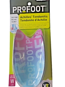 Taza ortopédica para talón ProFoot tendinitis de Aquiles para mujer, 1 par de insertos - Imagen 1 de 3