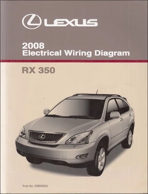 2008 Lexus Rx 350 Diagrama Manual Originales Eléctrico Incluye Color Páginas - Imagen 1 de 2