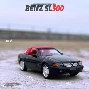Lega Mercedes SL500 pressofusa 1:64 - classica tedesca anni 90 da collezione - Foto 1 di 21