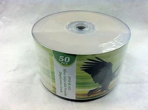 200 ct DVD-R 16X Silver Inkjet HUB Printable Disc Media FREE Expedited Shipping - Picture 1 of 1